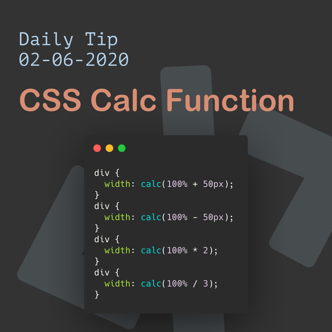 CSS Calc Function