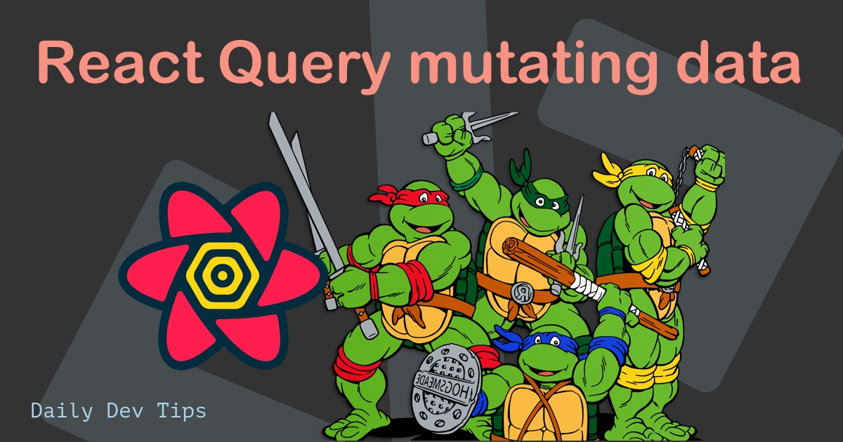 React Query mutating data