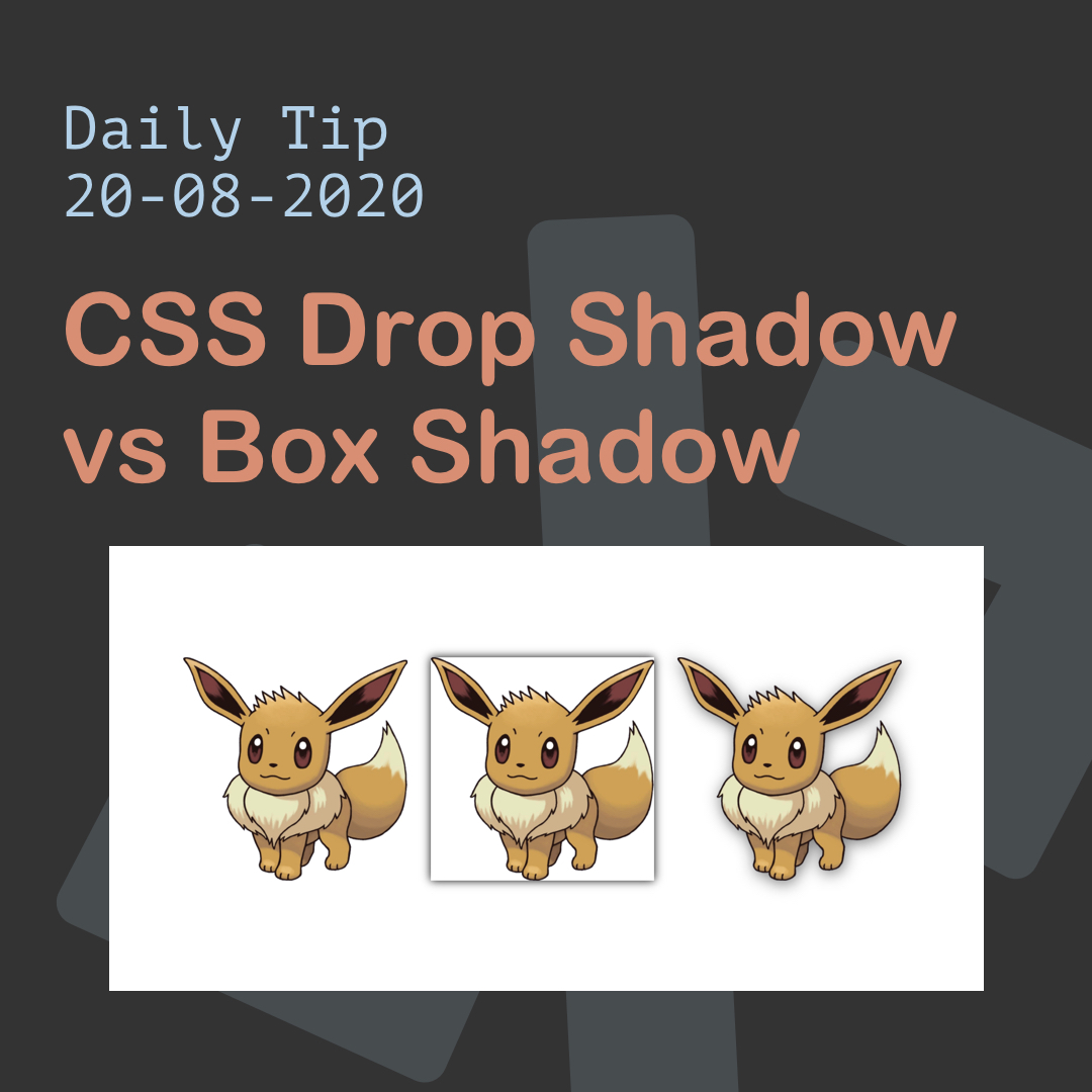 CSS Drop Shadow vs Box Shadow