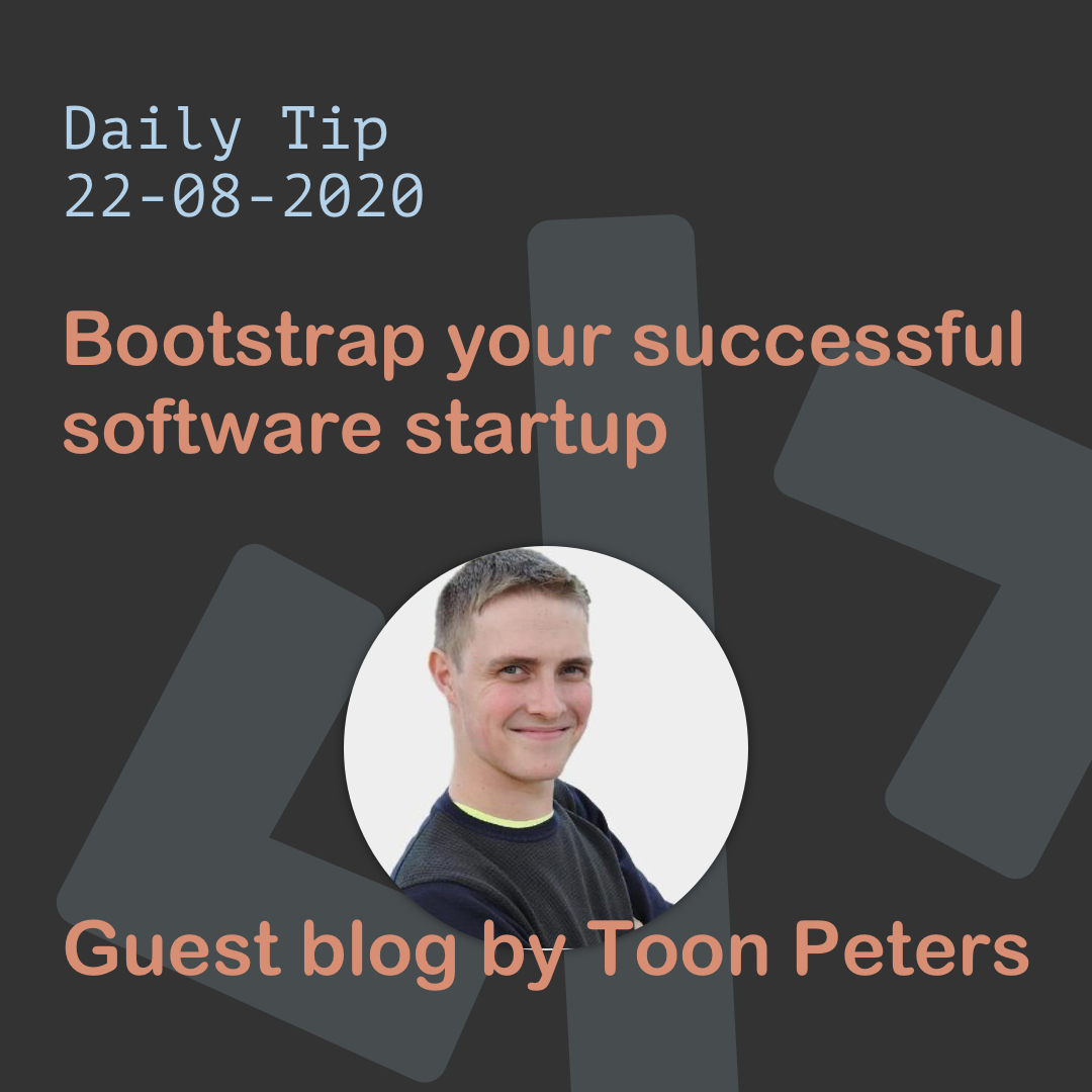 Bootstrap your successful software startup
