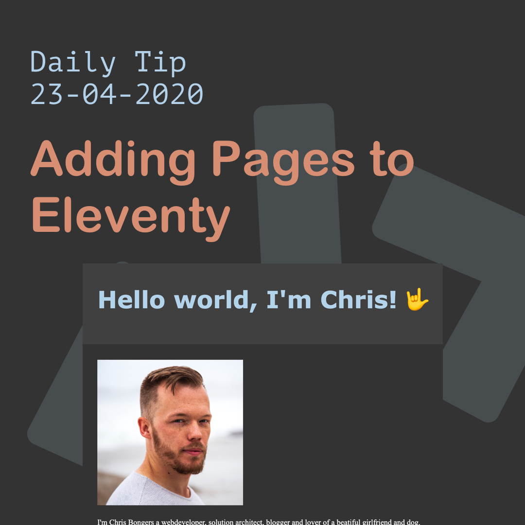 Adding Pages to Eleventy