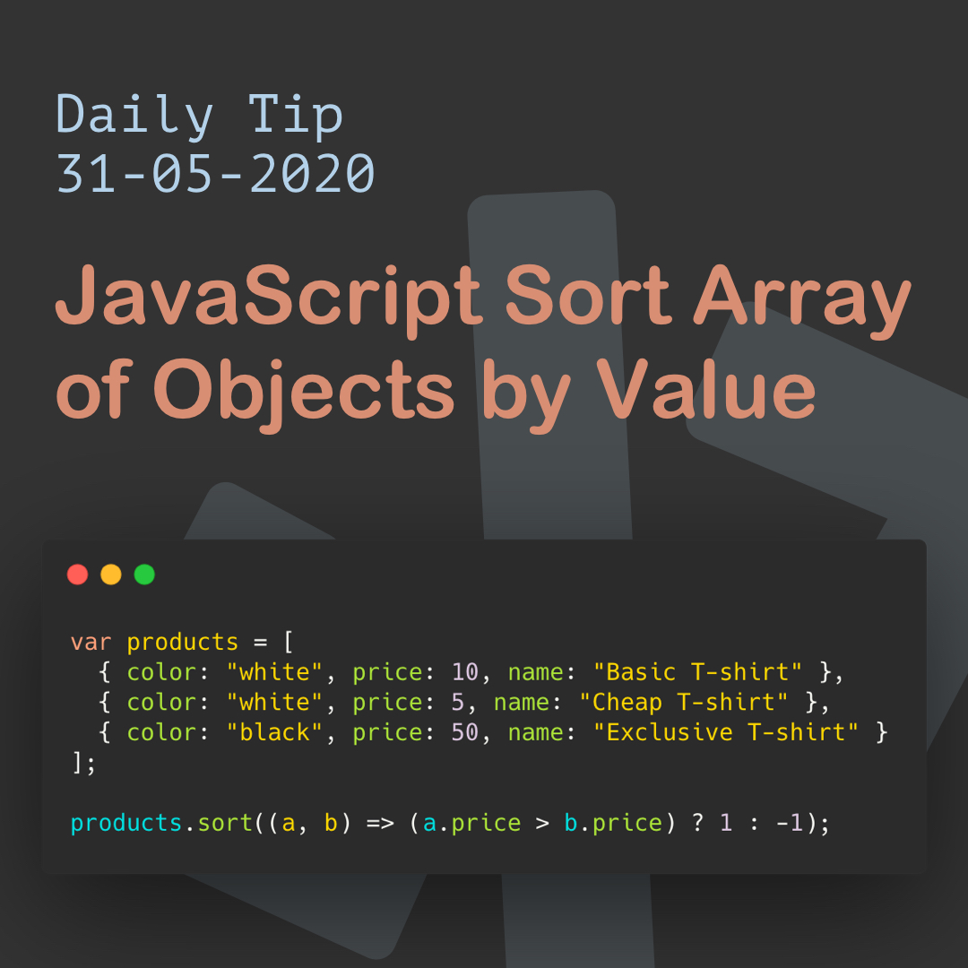 JavaScript Sort Array of Objects by Value