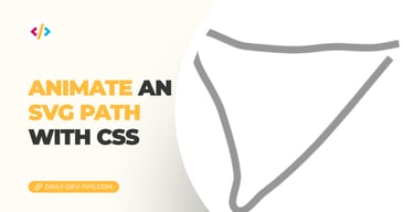 Animate an SVG path with CSS