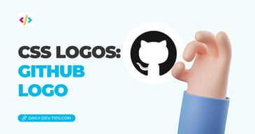 CSS Logos: GitHub logo