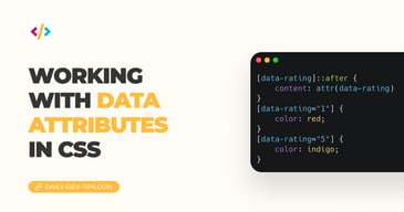 Working with data attributes in CSS
