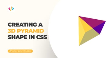 Creating a 3D Pyramid shape in CSS