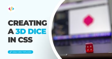 Creating a 3D dice in CSS