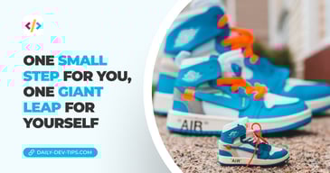 One small step for you, one giant leap for yourself