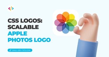 CSS Logos: Scalable Apple Photos logo