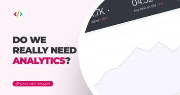 Do we really need web analytics?