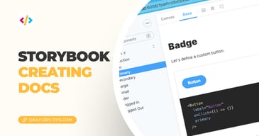 Storybook - Creating docs