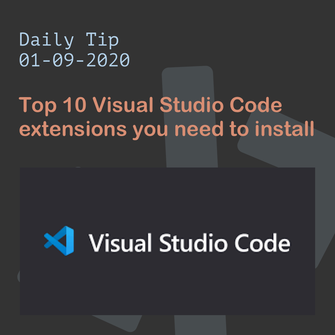 visual studio code extensions