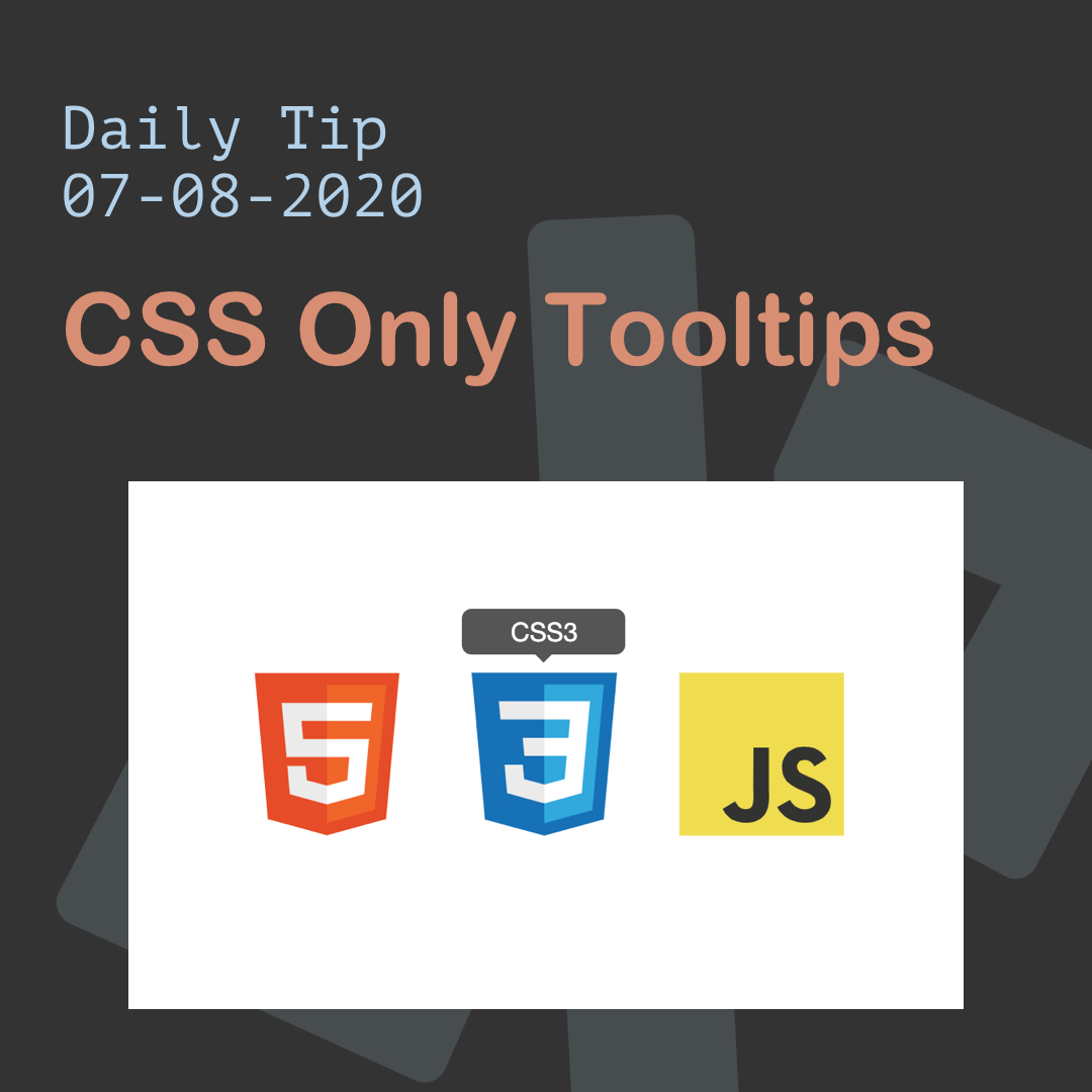 CSS Only Tooltips