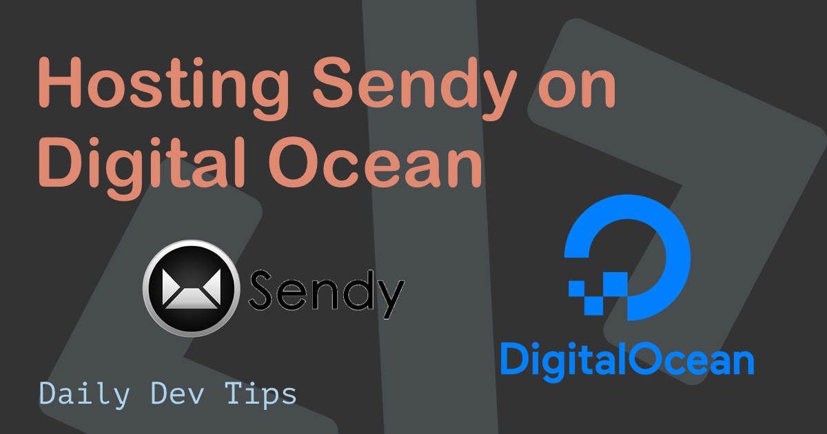 Hosting Sendy on Digital Ocean