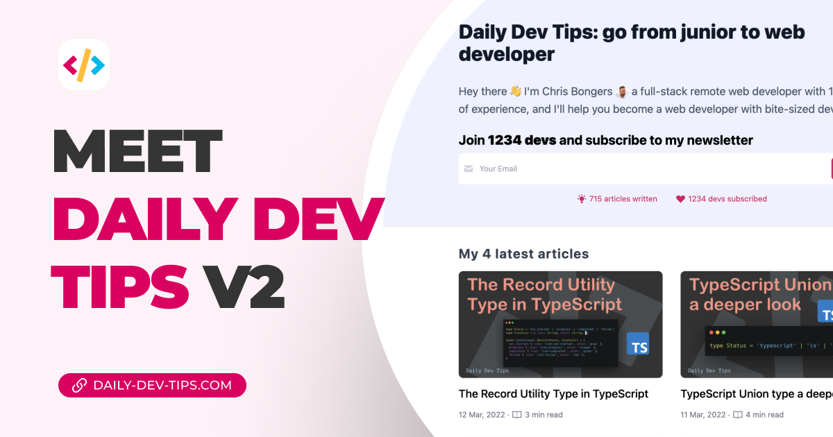 Meet Daily Dev Tips v2