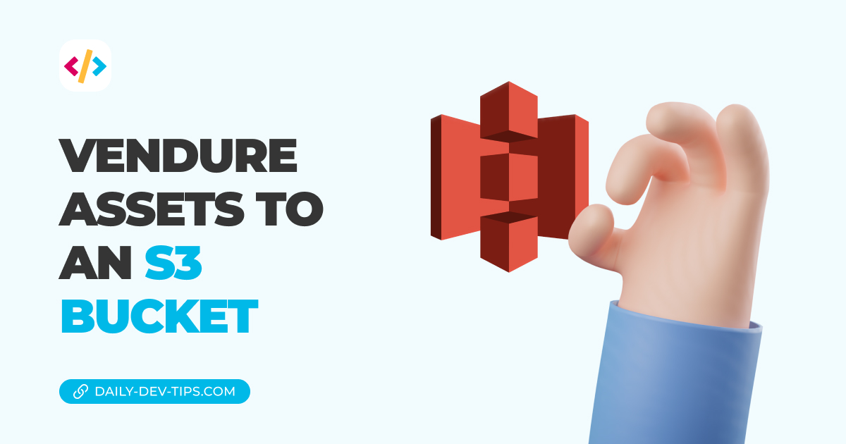 Vendure Assets to an S3 bucket