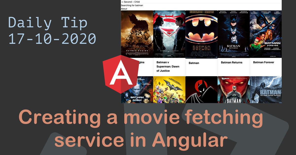 Creating a movie fetching service in Angular