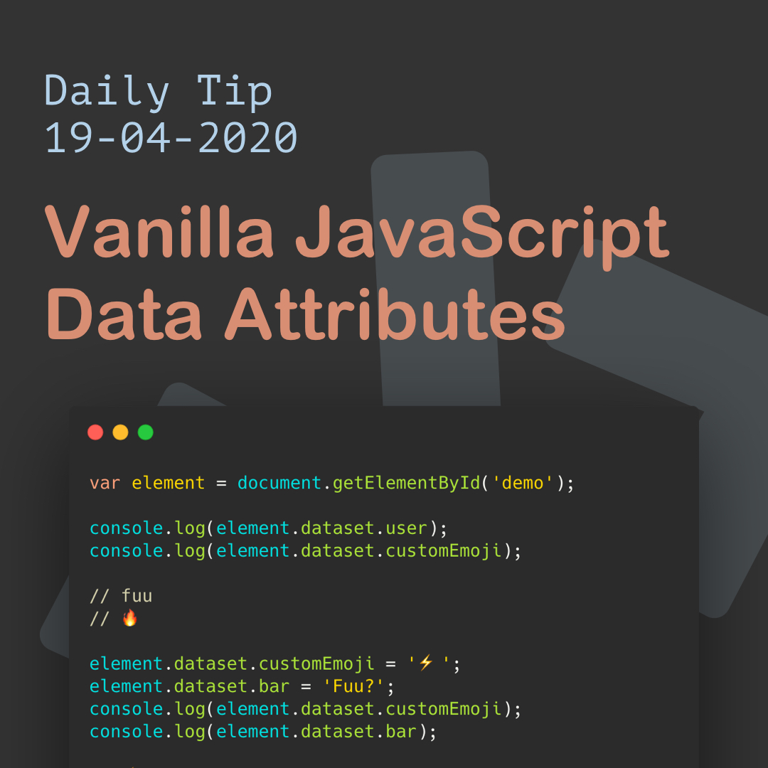 Get and Set Data Attributes with JavaScript