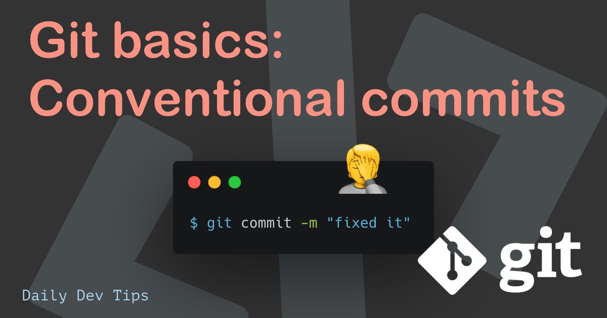 Git basics: Conventional commits