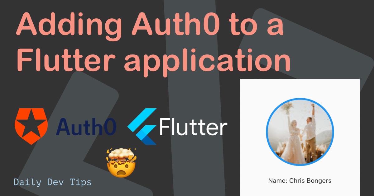 Adding Auth0 to a Flutter application