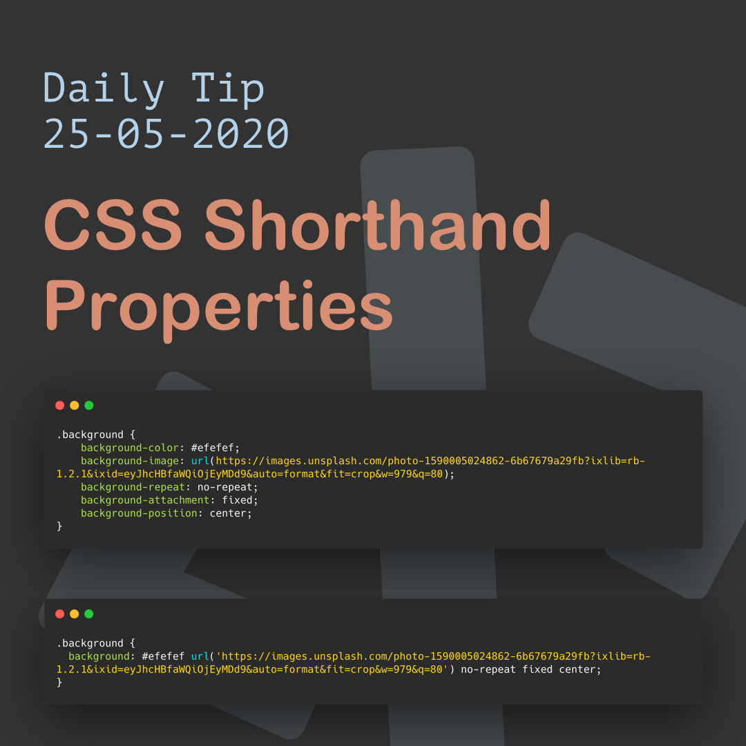 CSS Shorthand Properties