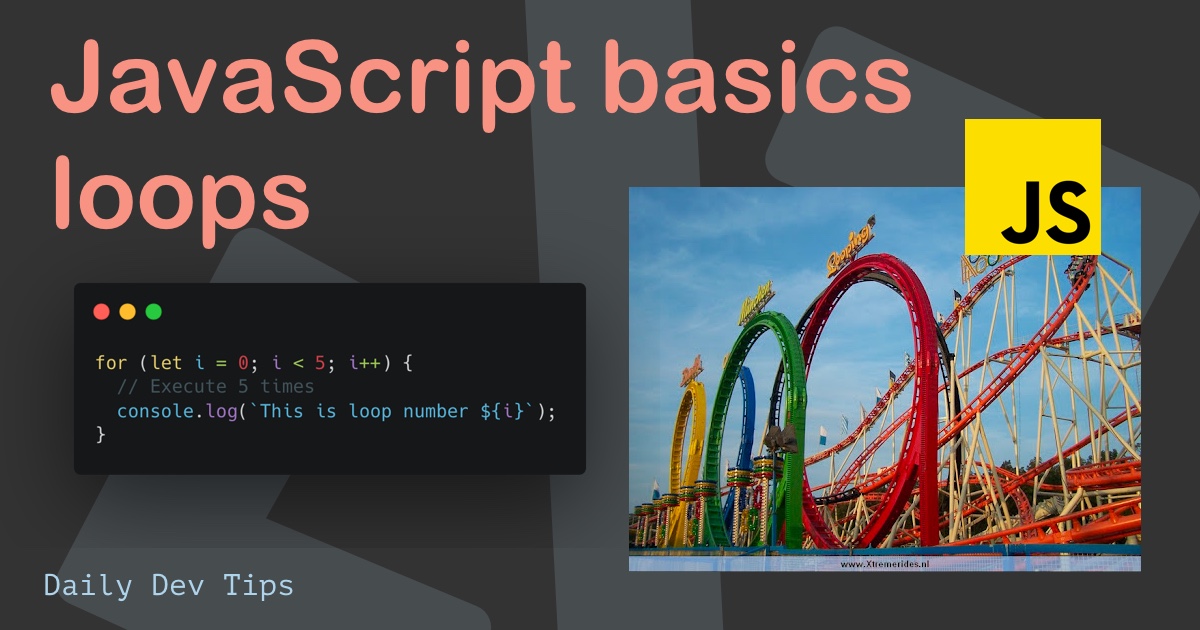 JavaScript basics loops