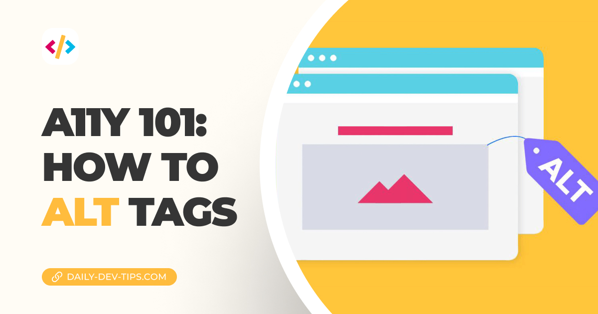 A11Y 101: How to alt tags